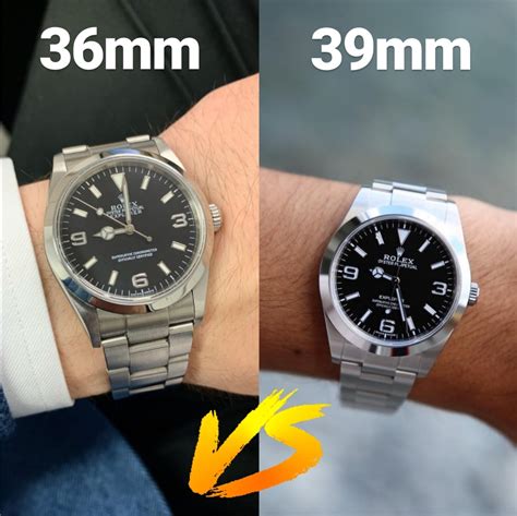 rolex explorer 36 vs 39 mm|rolex explorer 36 review.